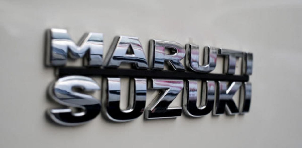  The logo of Maruti Suzuki India Limited is pictured on a car. Credit: Reuters