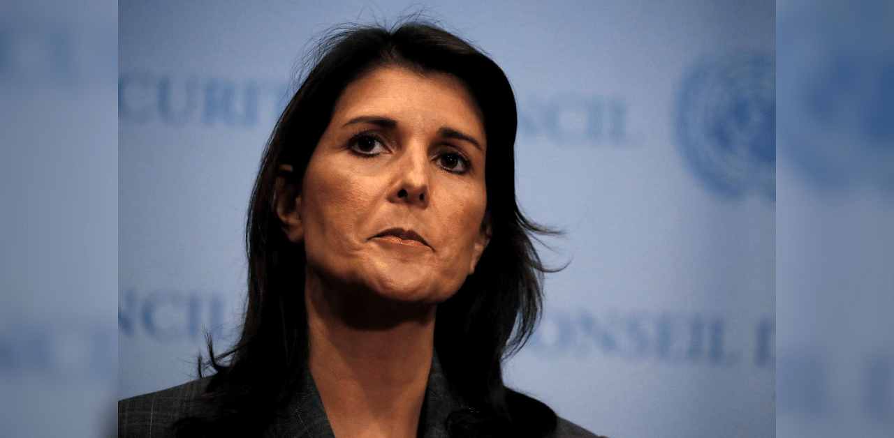 Nikki Haley, Indian-American Republican politician and former US envoy to the UN. Credit: Reuters Photo