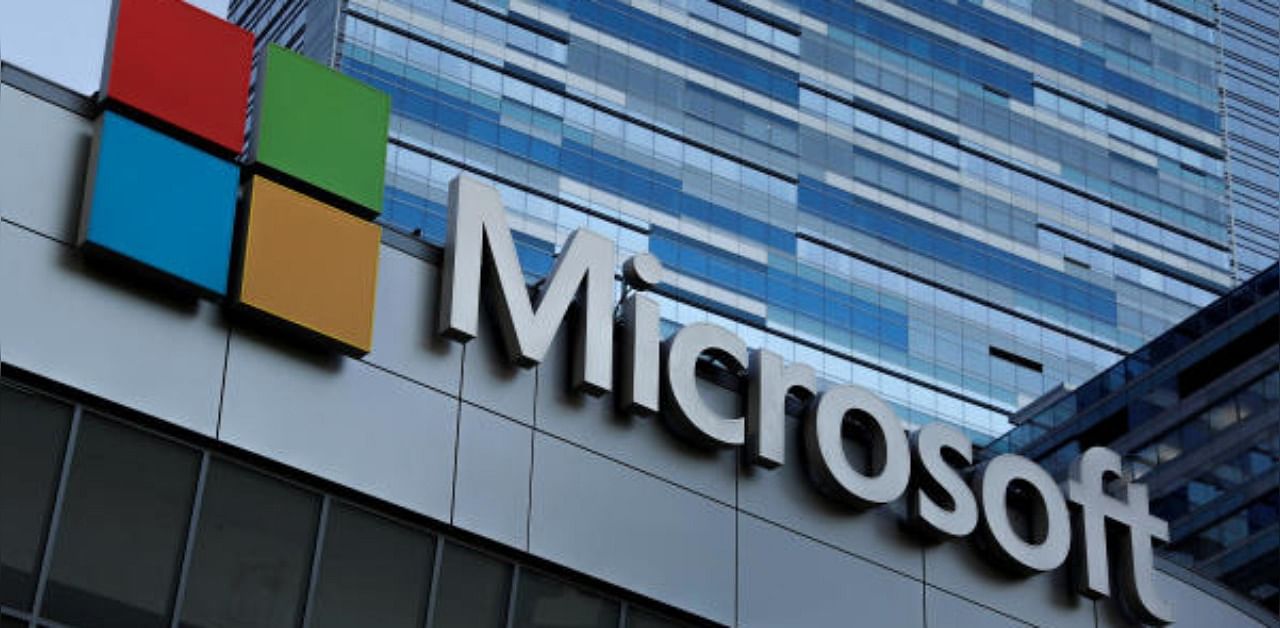 The Microsoft logo. Credit: Reuters Photo