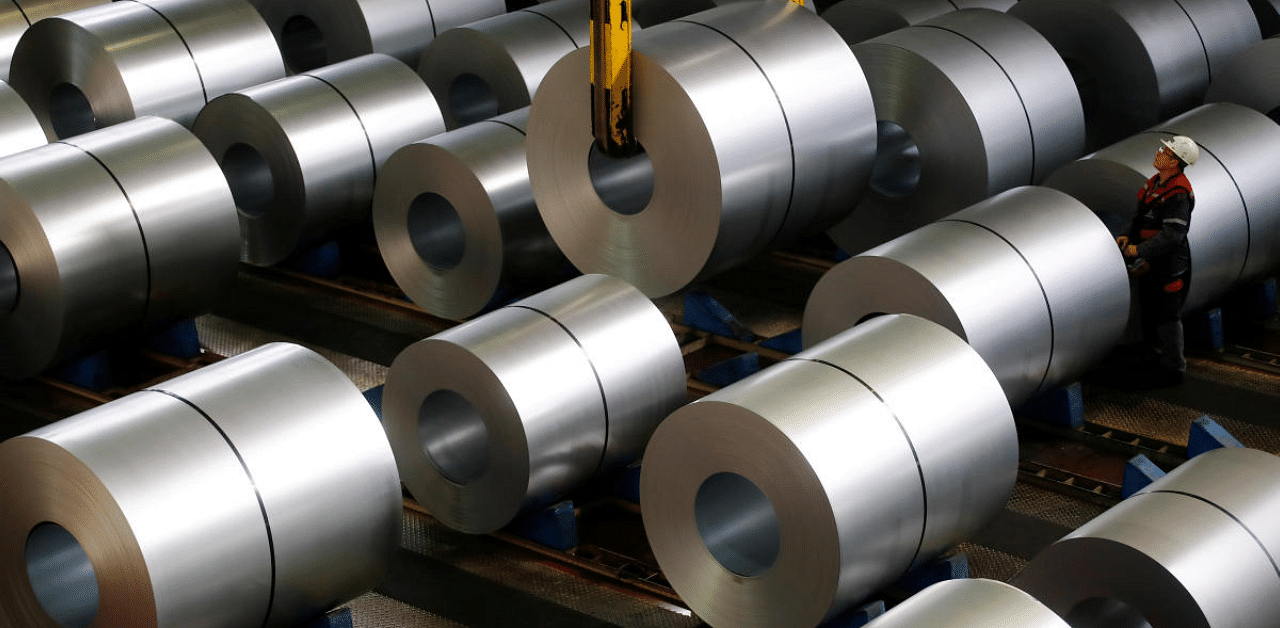 Global steel production also registered a fall during the month under review, the data showed. Credit: Reuters Photo