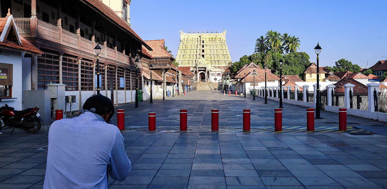 Padmanabhaswamy temple in Thiruvananthapuram. Credit: PTI Photo