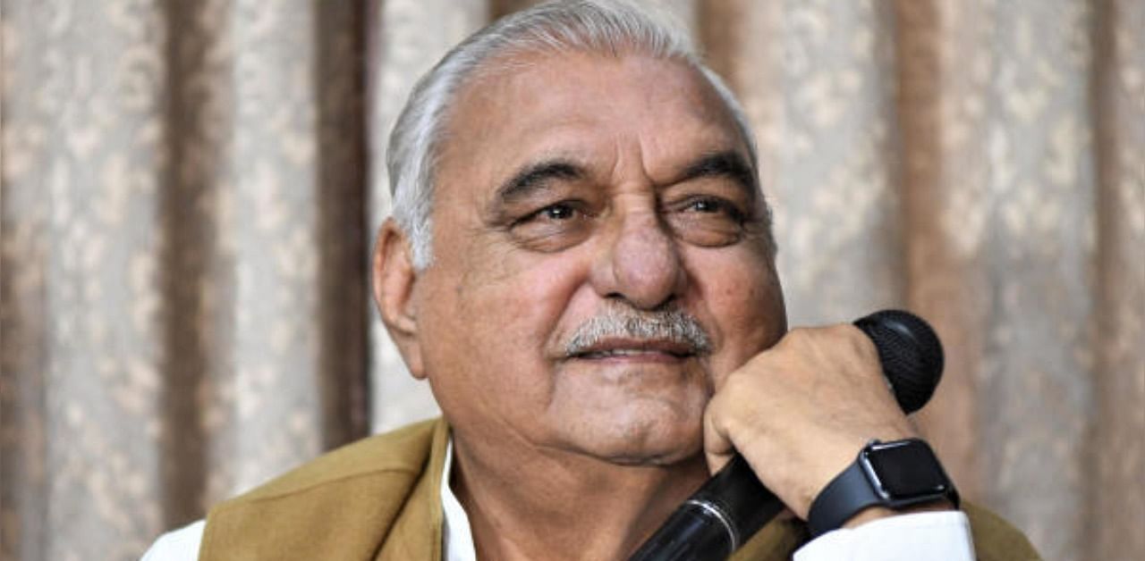 Leader of Opposition and Congress leader Bhupinder Singh Hooda. Credit: PTI Photo