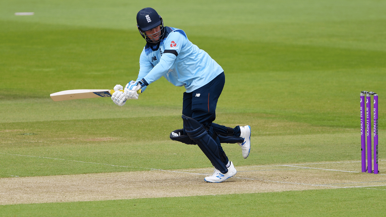 England's Jason Roy in action. Credits: Reuters Photo