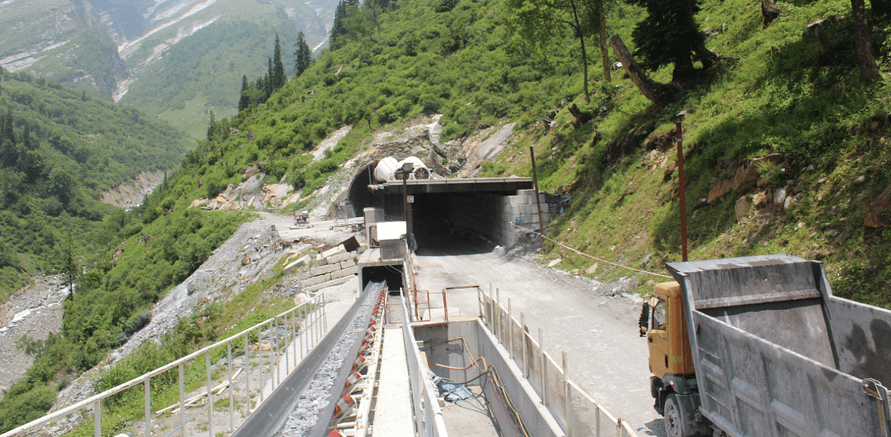 A view of the Rohtang Tunnel. Credit: DH File Photo