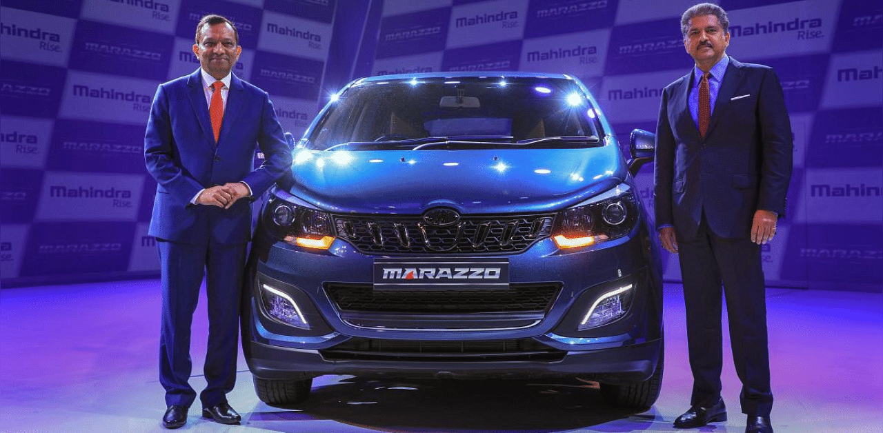 The Marazzo will now be available in three variants, namely M2, M4+ and M6+, priced at Rs 11.25 lakh, Rs 12.37 lakh and Rs 13.51 lakh. Credit: PTI Photo