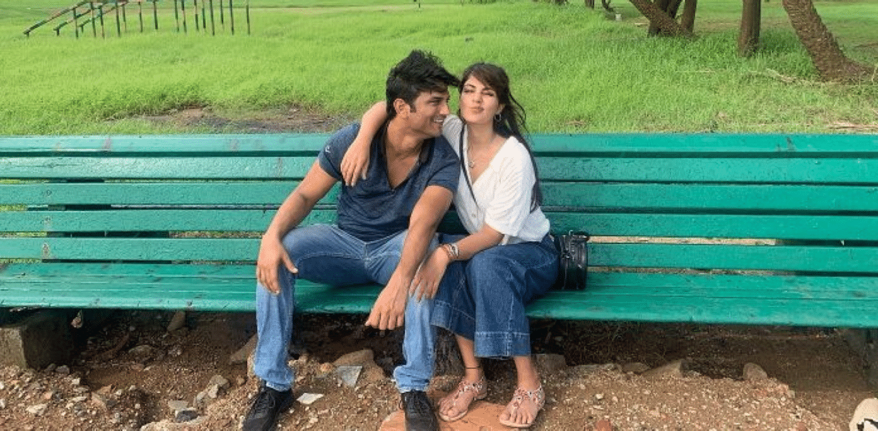 Rhea Chakraborty, along with her family members, is also accused of misappropriating Rajput's wealth by the actor’s family but she dismissed the allegations in a TV interview. Credit: Twitter/@Tweet2Rhea