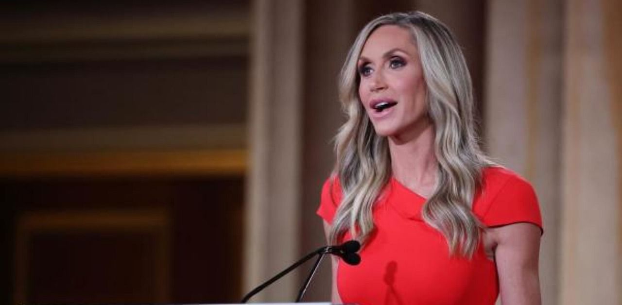 Lara Trump, daughter-in-law and campaign advisor for US President Donald Trump. Credit: AFP