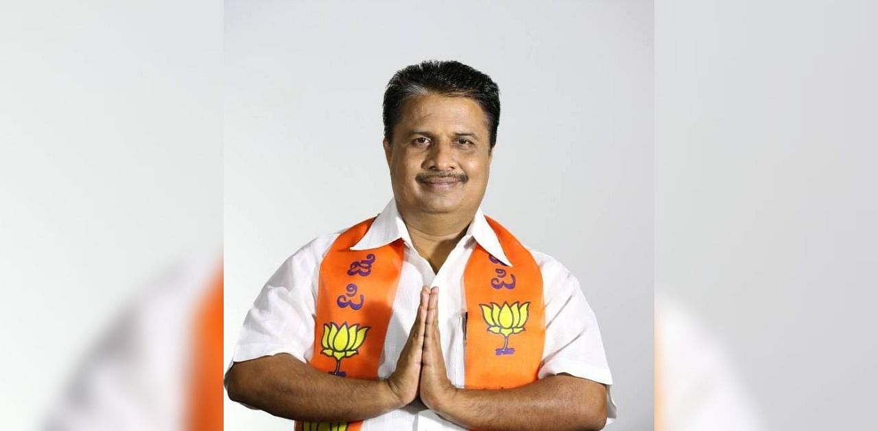 BJP leader H V Rajeeva. Credit: Facebook/@HVRSB