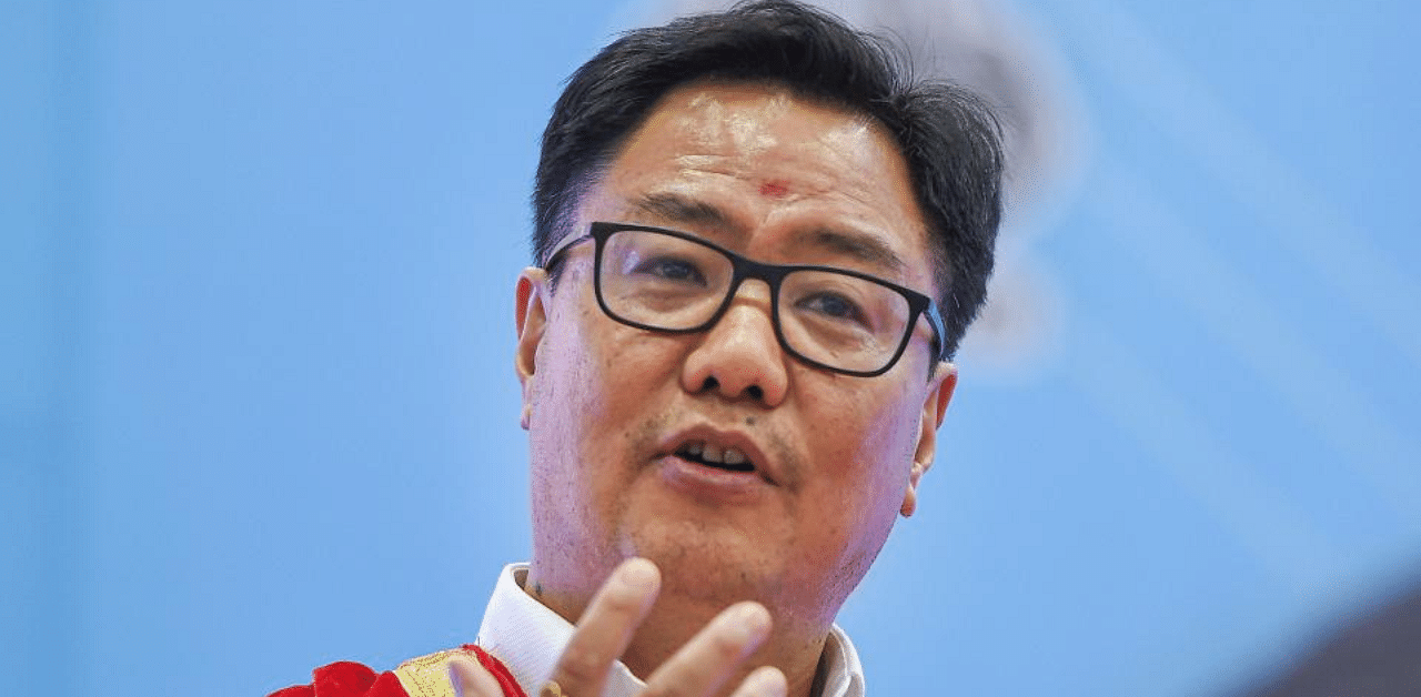 Union Minister for Youth Affairs and Sports Kiren Rijiju. Credit: PTI