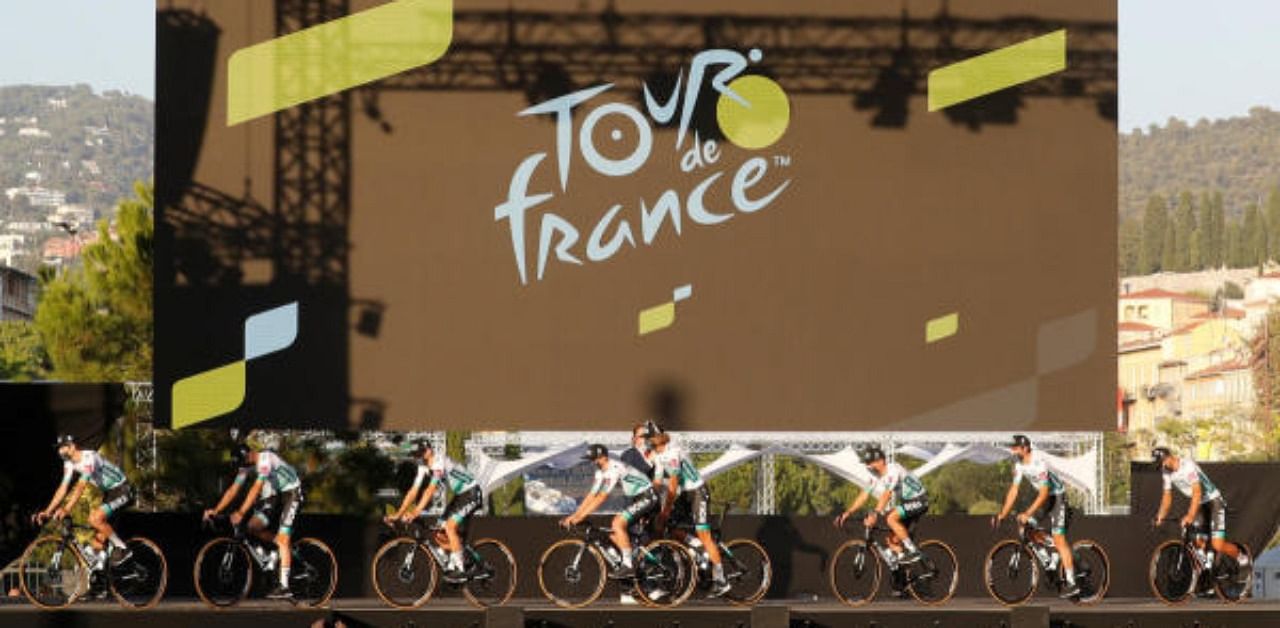 Tour de France teams presentation ceremony - Nice, France. Credit: Reuters Photo