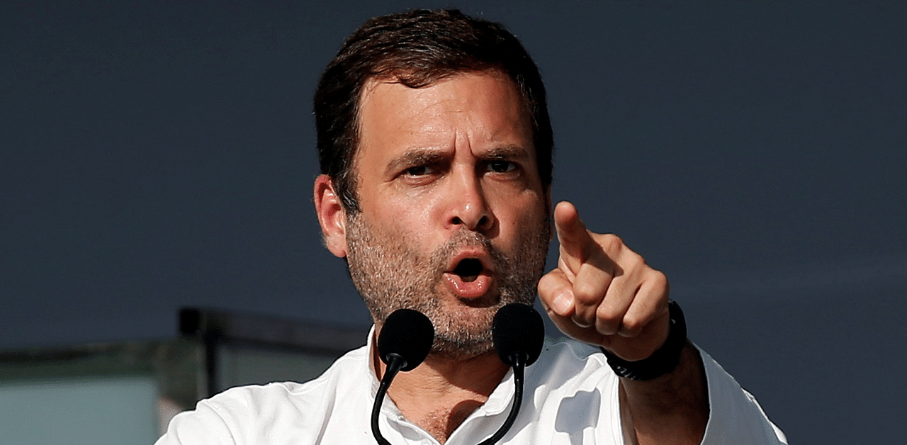 Congress leader Rahul Gandhi. Credit: Reuters Photo  
