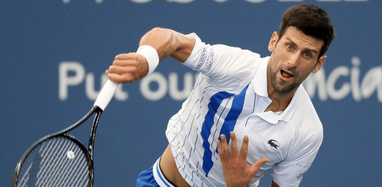 Novak Djokovic of Serbia. Credit: AFP