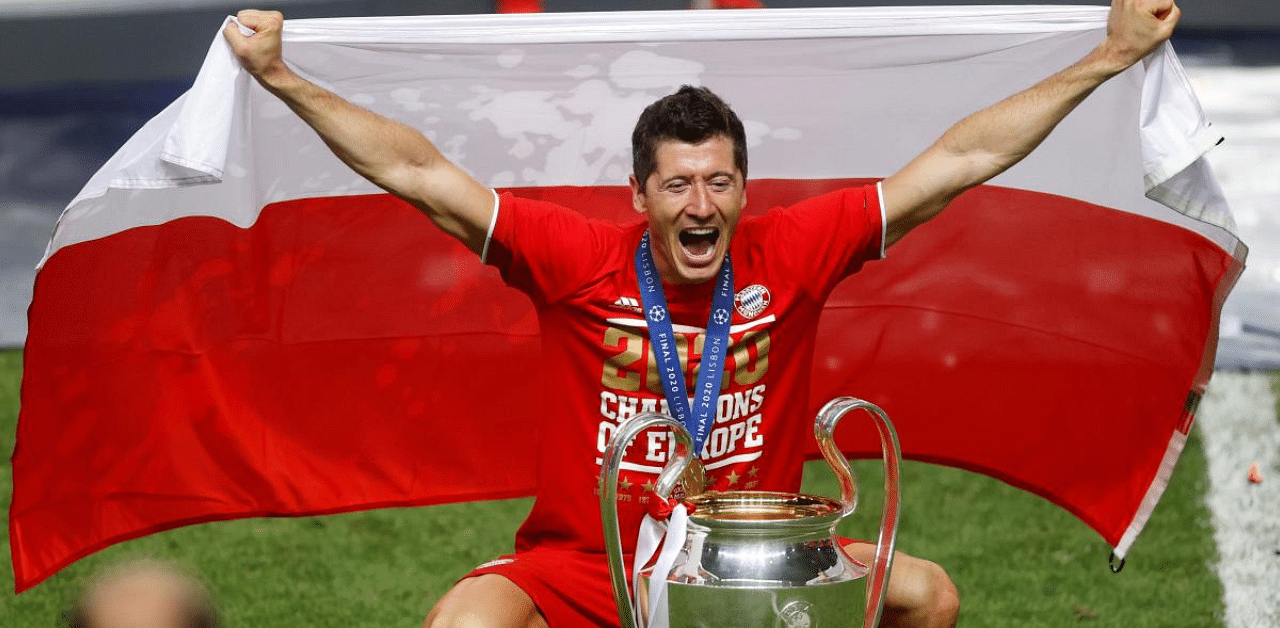 The 32-year-old Lewandowski finished the past season as top scorer in the Bundesliga (34 goals), German Cup (six) and Champions League (15). Credit: AFP Photo