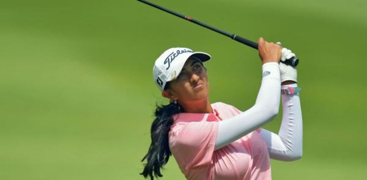 India's Aditi Ashok. Credit: AFP Photo