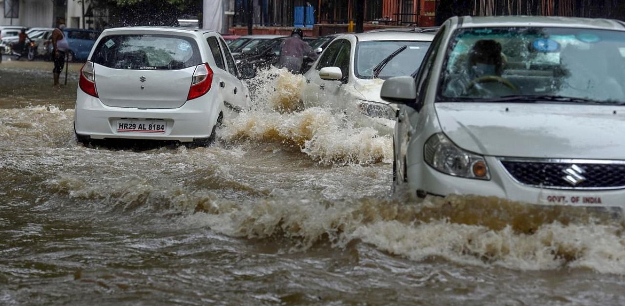 A PIL "is seeking a permanent solution to the problem of waterlogging in the city". Credits: PTI
