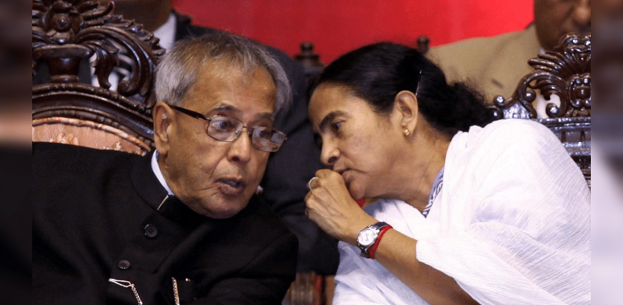 Banerjee recollected her long association with Mukherjee and extended her condolence to his son and daughter. Credit: PTI Photo