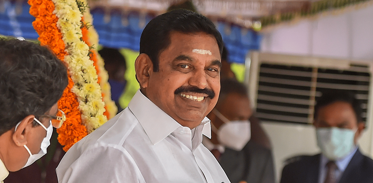 Tamil Nadu Chief Minister Edappadi K Palaniswami. Credit: PTI Photo