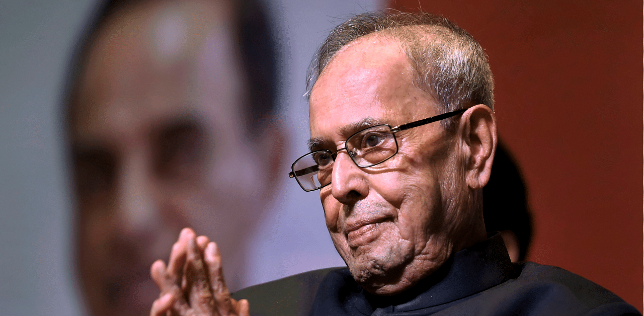 Former President Pranab Mukherjee. Credit: PTI Photo