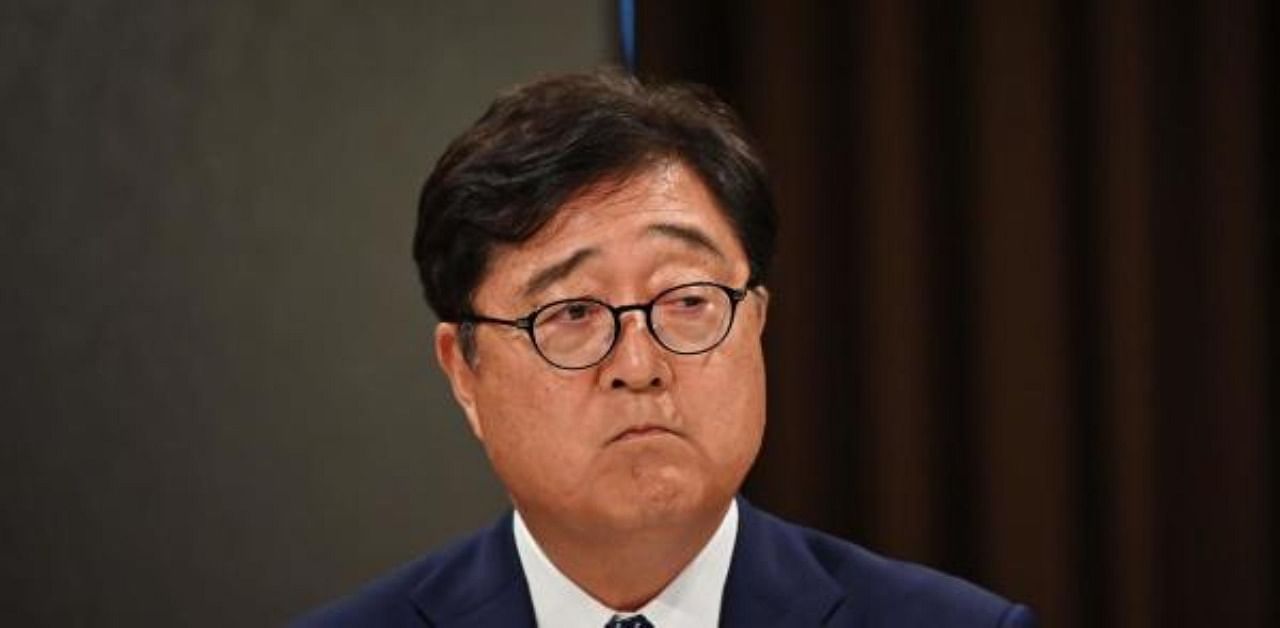 Ex-Chairman of Mitsubishi Motors Osamu Masuko. Credit: AFP