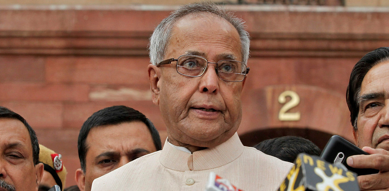 Pranab Mukherjee, a stalwart of Indian politics, breathed his last on Monday at the Army Hospital in New Delhi. He was 84. Credit: Reuters File Photo