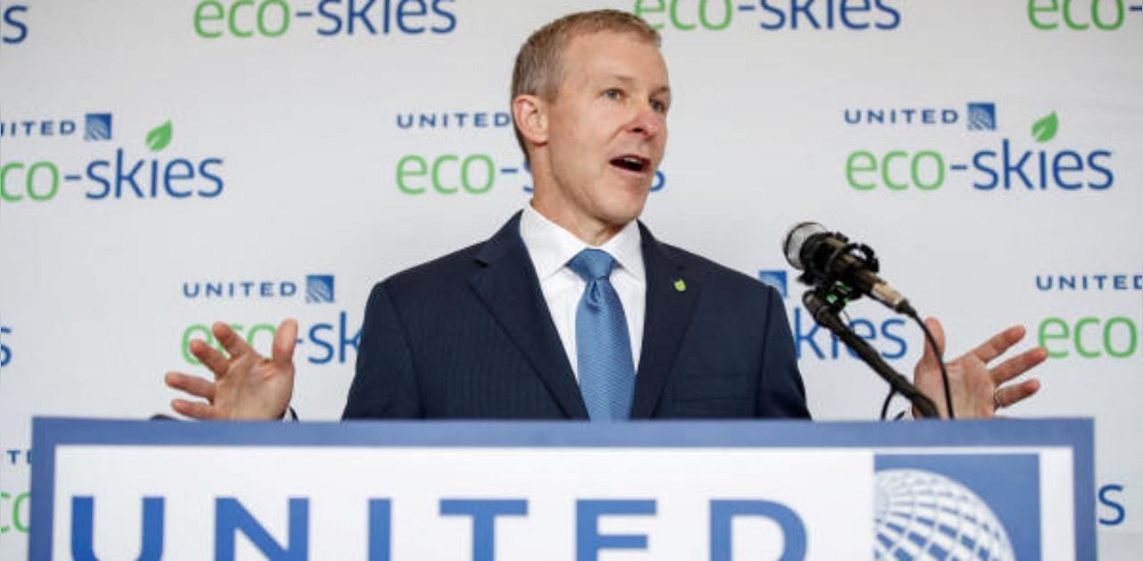 United Airlines president Scott Kirby. Credit: Reuters