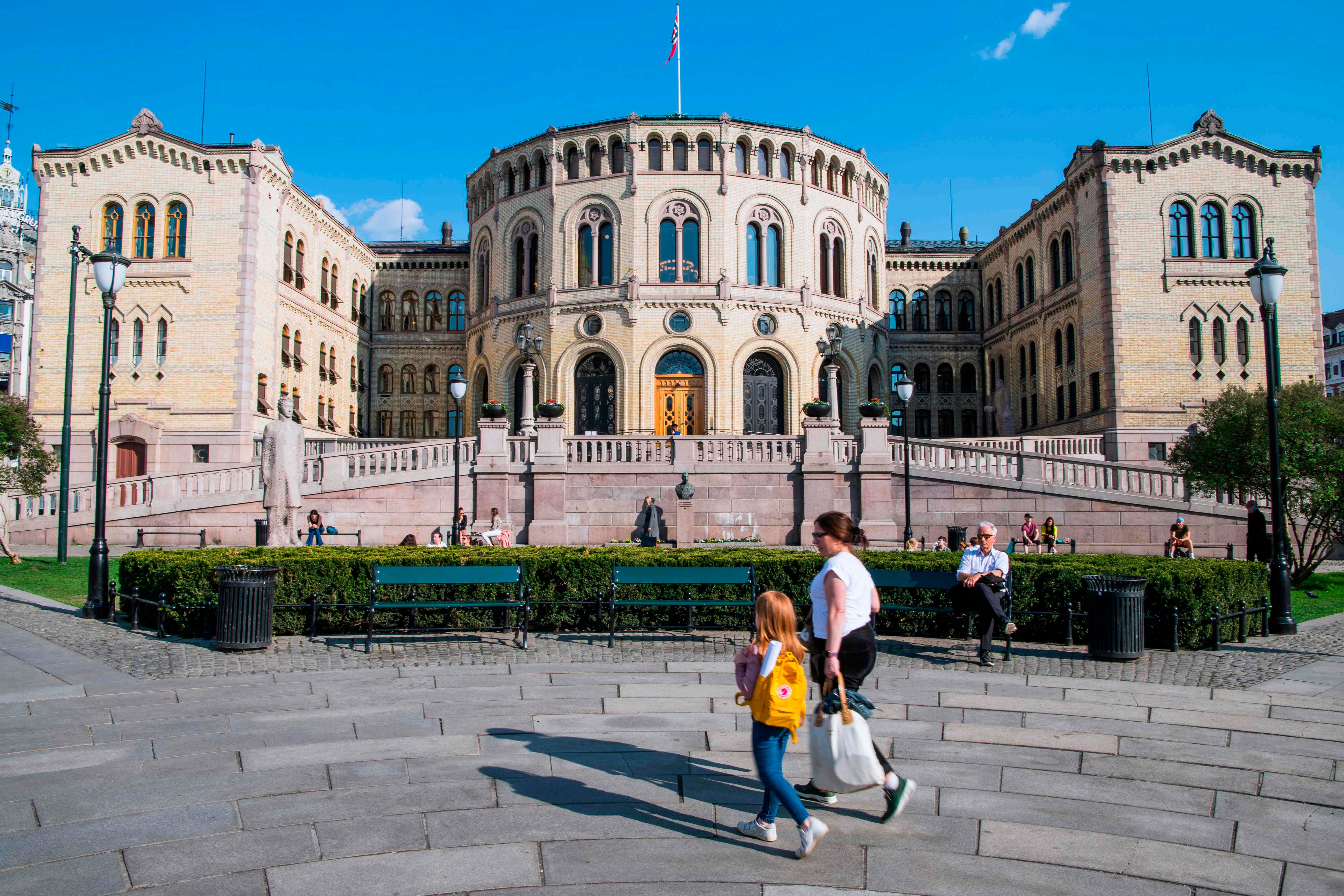 Norwegian Parliament in Oslo. Credits: AFP Photo