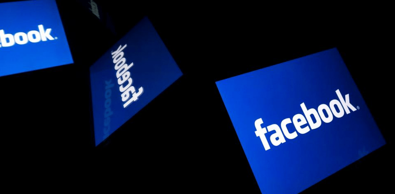 Social media Facebook logo. Credit: AFP