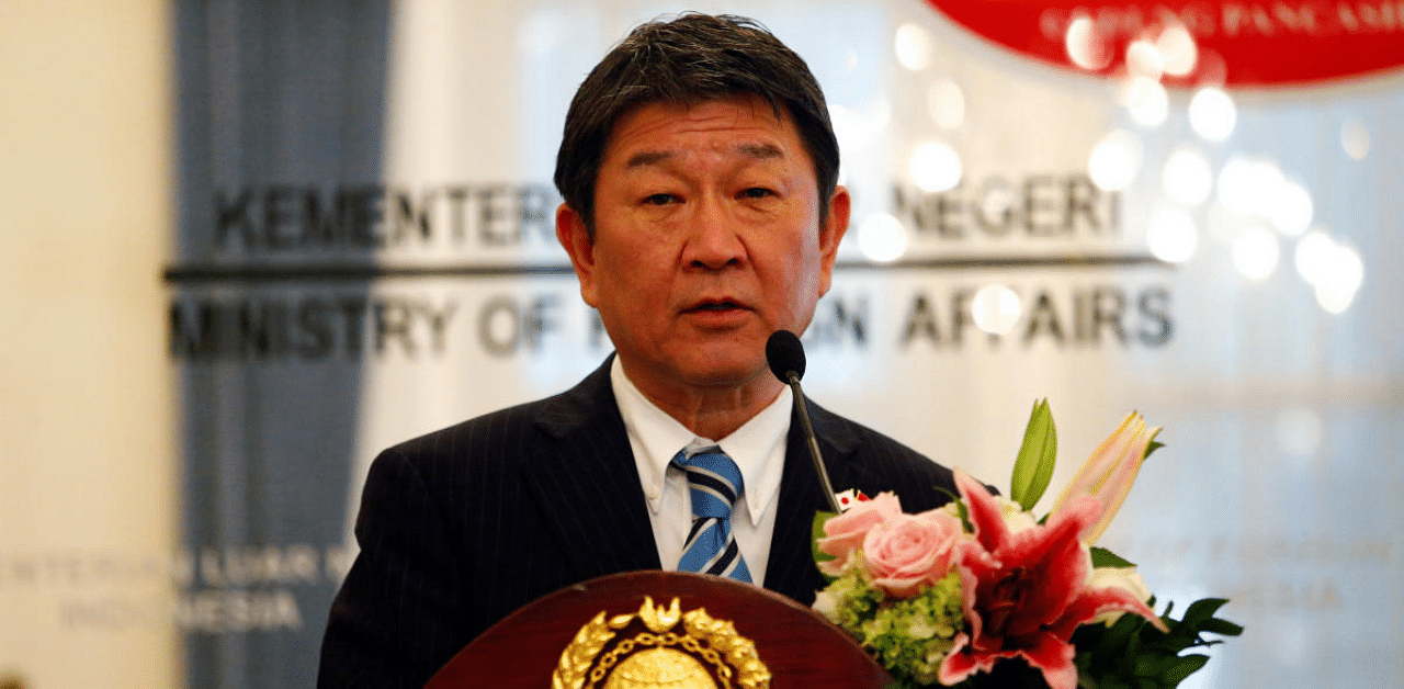 Japanese Foreign Minister Toshimitsu Motegi. Credit: Reuters Photo 