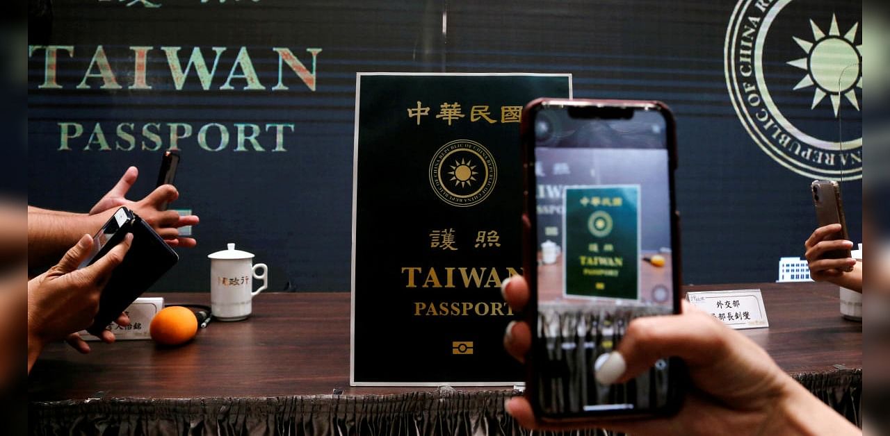 New passport of Taiwan. Credit: Reuters Photo 