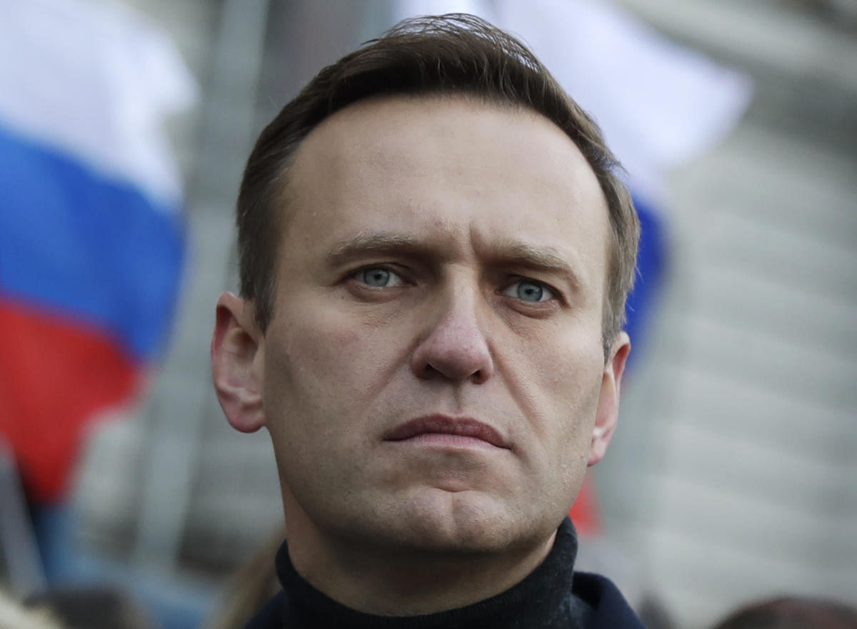 Alexei Navalny. Credit: AP
