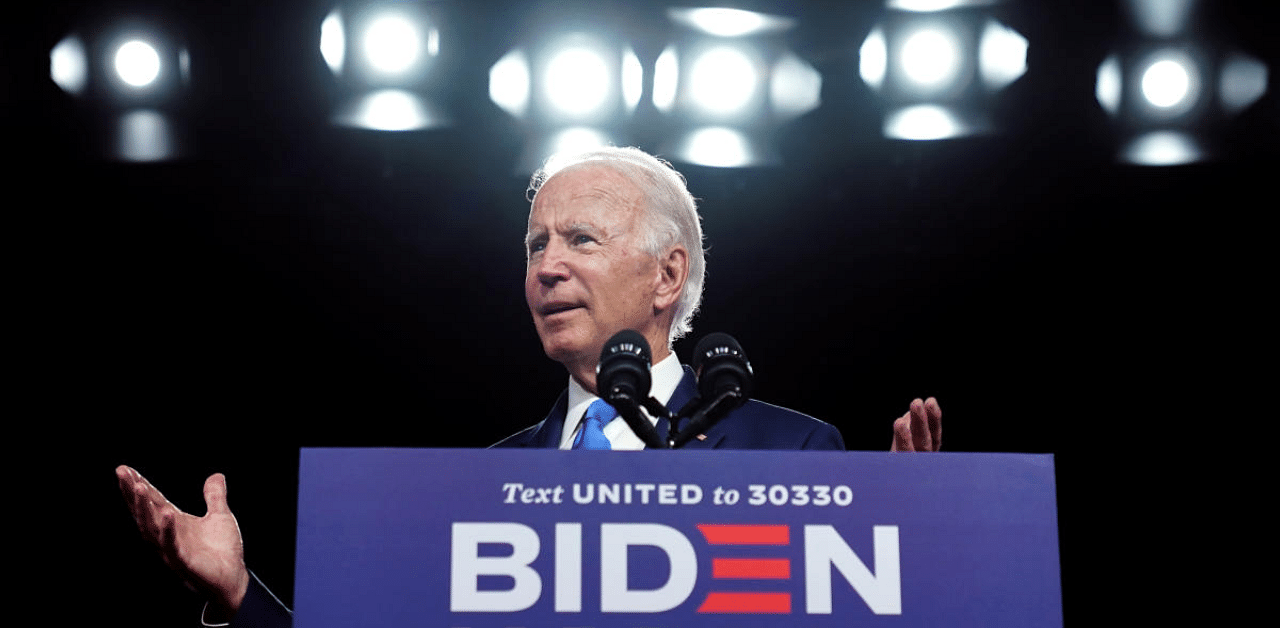 The Democratic presidential nominee's broadsides came a day ahead of his own trip to Kenosha, Wisconsin, where Biden said he wants to help “heal” a city reeling from another police shooting of a Black man. Credit: Reuters Photo