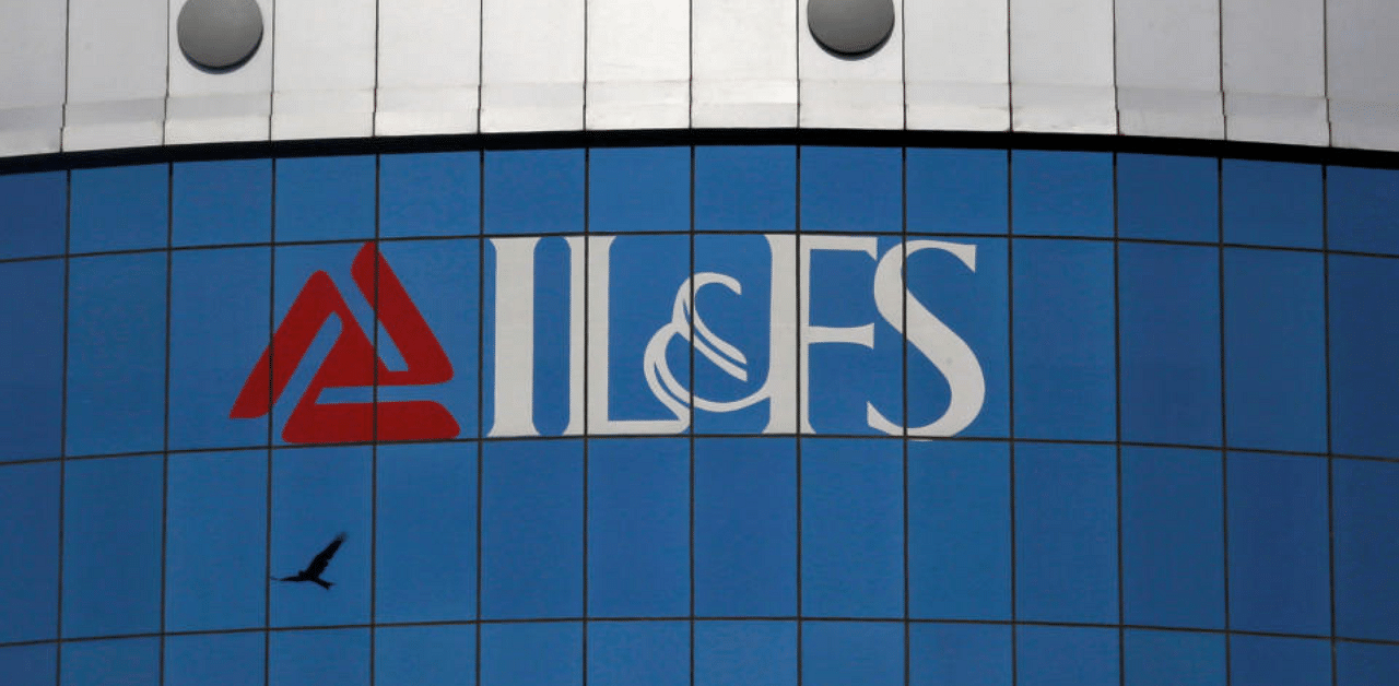 The logo of IL&FS. Credit: Reuters