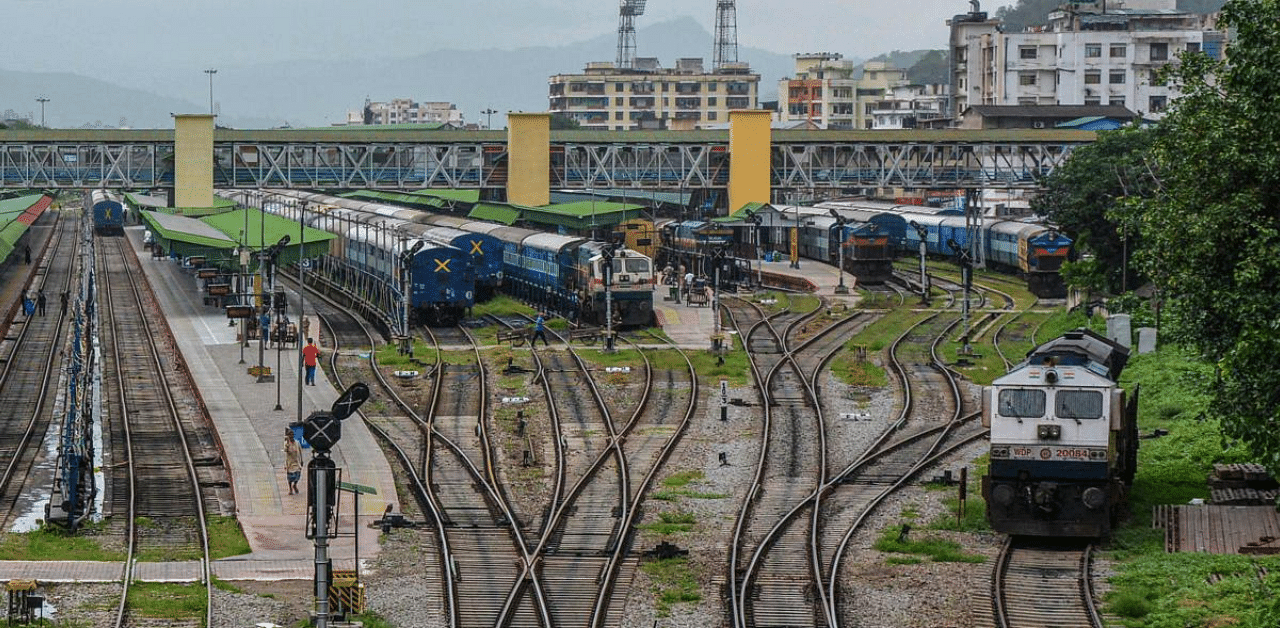 Meanwhile, the railway authorities have arranged for food for about 750 passengers of the Ranchi-bound Rajdhani Express and are trying to send them to their destinations by road from Danltonganj. Credit: PTI Photo