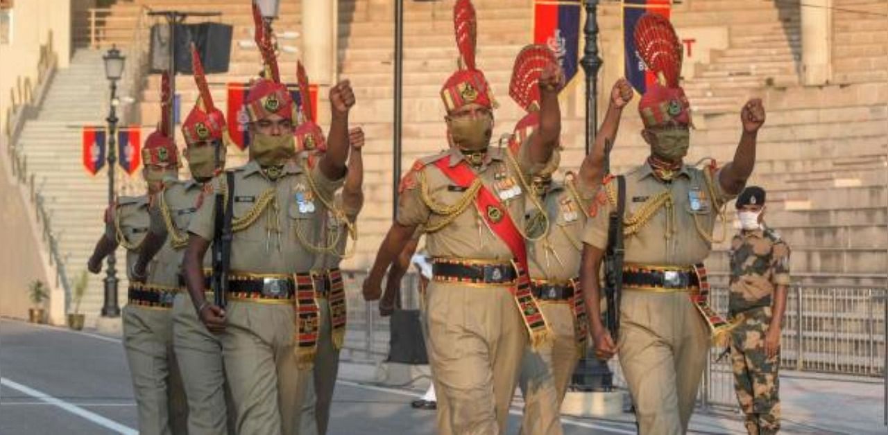 Indian Border Security Force (BSF) personnel. Credit: AFP Photo