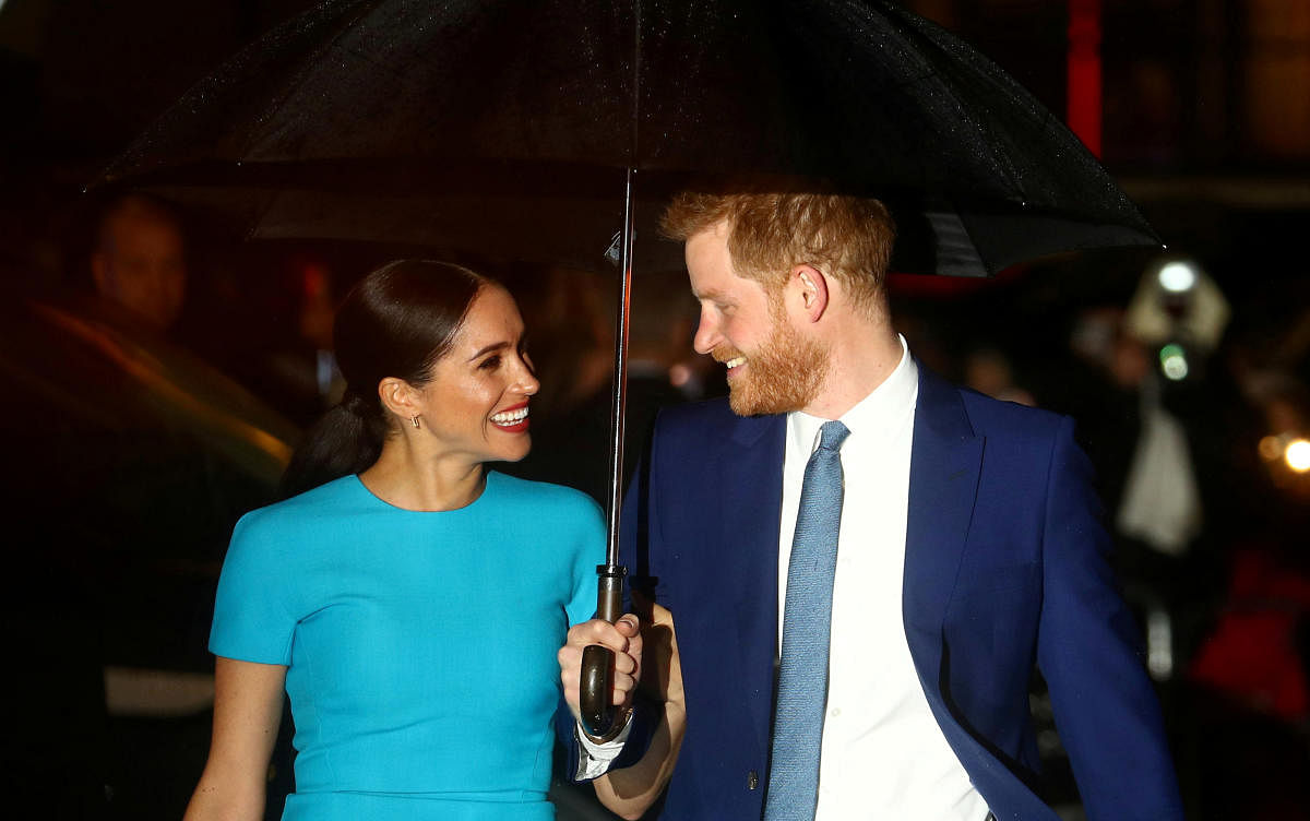 Britain's Prince Harry and his wife Meghan, Duchess of Sussex. Credit: Reuters