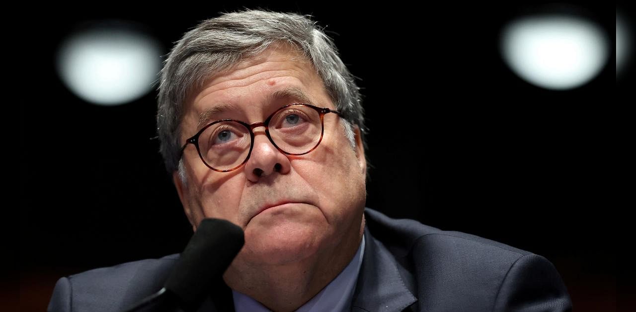 US Attorney General William Barr. Credit: Reuters Photo