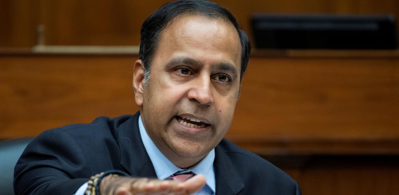 Indian-American Congressman Raja Krishnamoorthi. Credits: Reuters