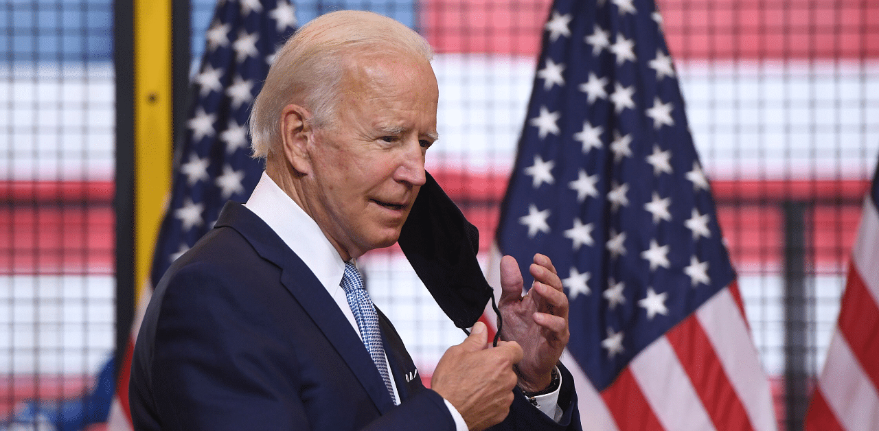 Democratic presidential nominee former US Vice President Joe Biden. Credit: AFP Photo