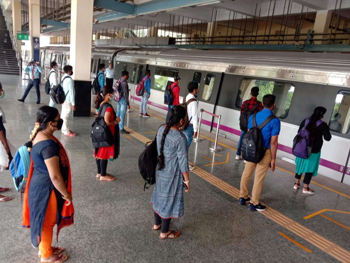 Namma Metro services to start from September 7 in Bengaluru. BMRCL photo