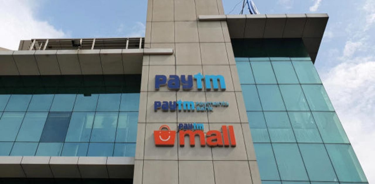 The headquarters for Paytm, India's leading digital payments firm, is pictured in Noida. Credit: Reuters