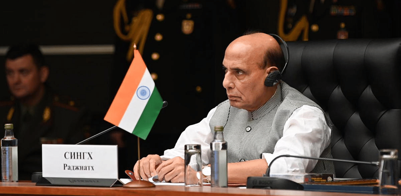 Singh and Wei met for two hours and 20 minutes in Moscow on Friday evening on the sidelines of a meeting of the defence ministers of the Shanghai Cooperation Organisation (SCO). Credit: PTI Photo