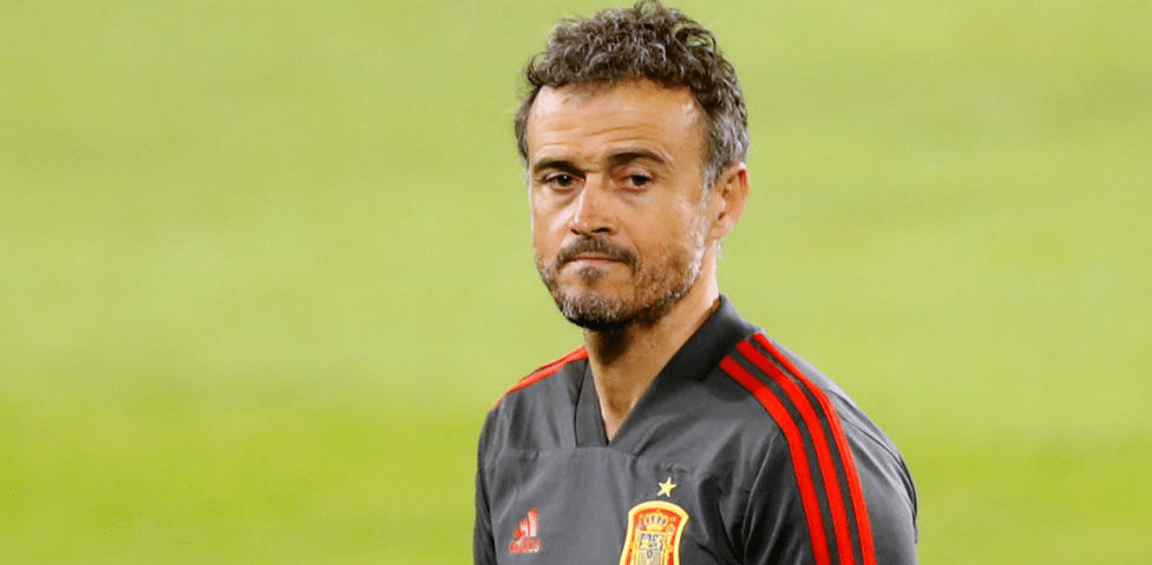 Spain coach Luis Enrique. Credit: Reuters File Photo