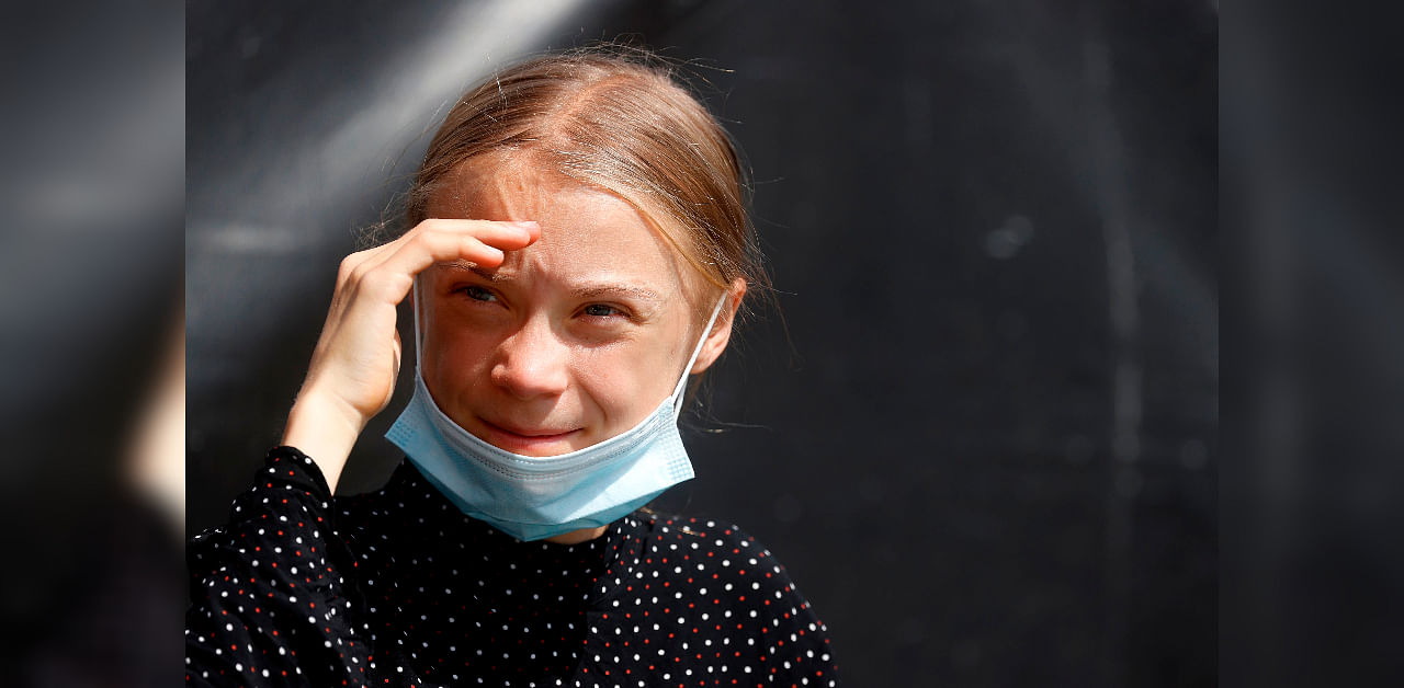 Thunberg said she appreciated that Grossman didn't further what she said was the stereotype of her as “the angry, naive child who sits in the United Nations General Assembly screaming at world leaders.” Credit: AFP Photo