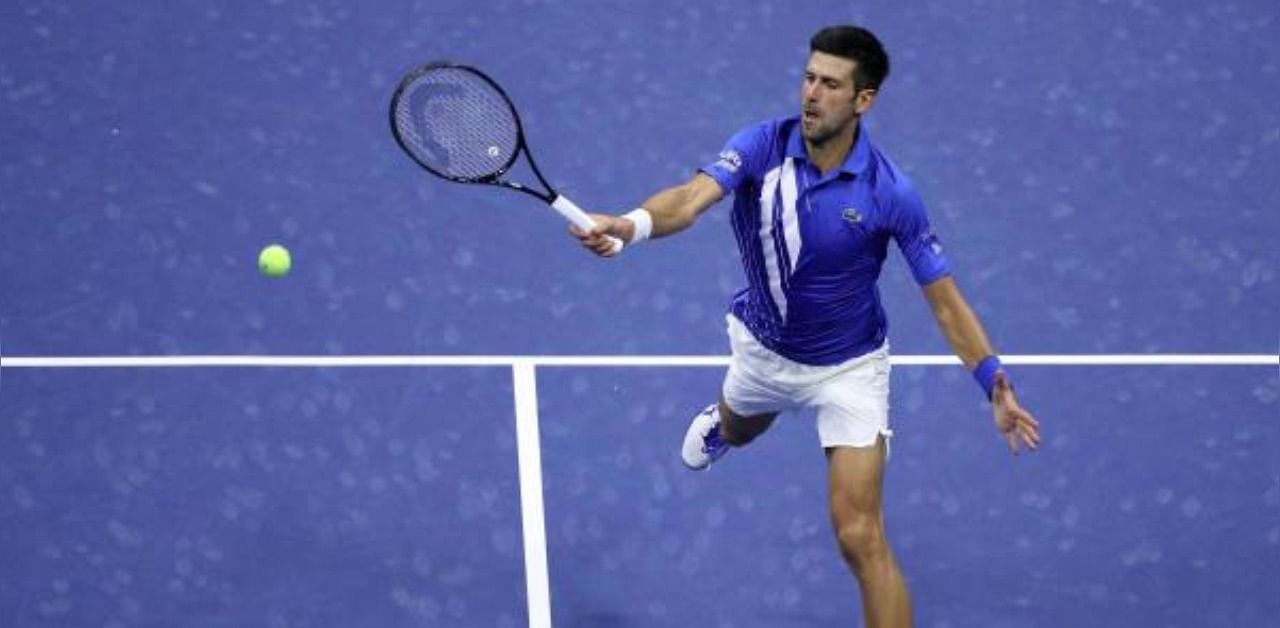 Novak Djokovic of Serbia. Credit: AFP