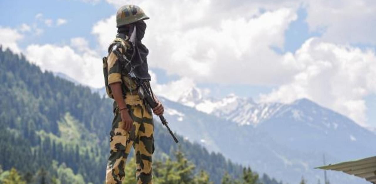 A Border Security Force (BSF) personnel. Credit: PTI