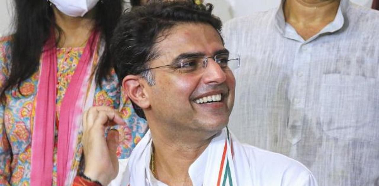 Former Rajasthan deputy chief minister and Congress leader Sachin Pilot. Credit: PTI Photo