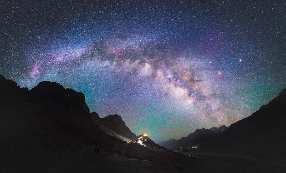 Milky Way shot by Unnikrishnan at the Key monastery, Spiti valley.