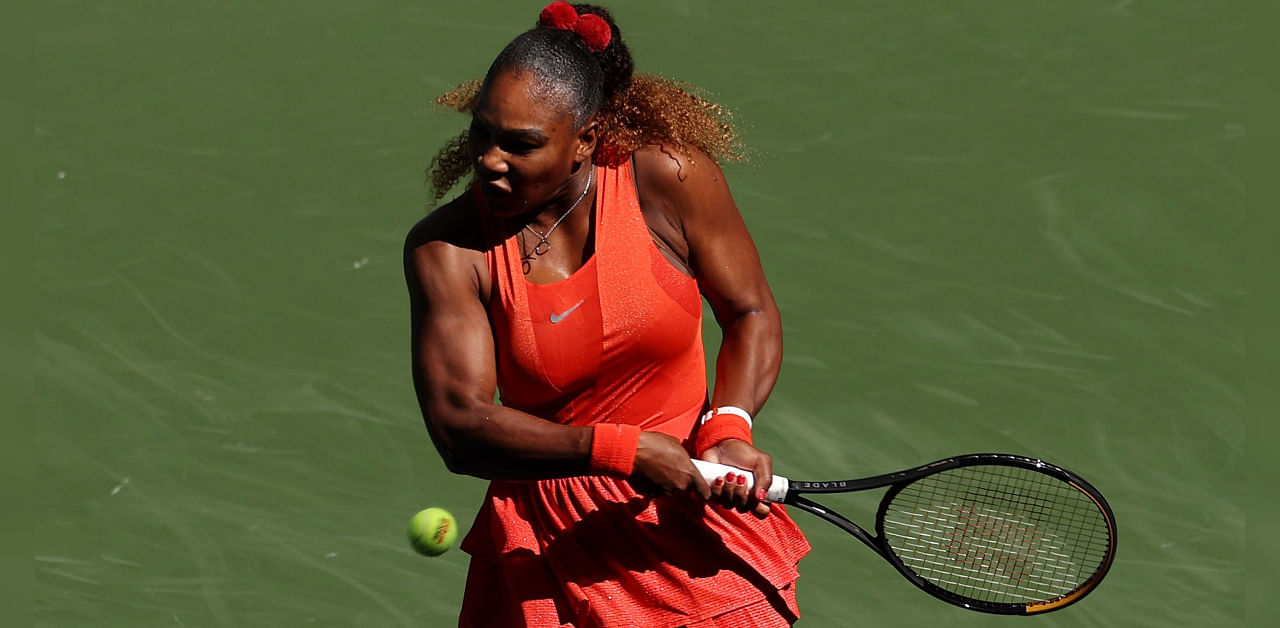 erena Williams of the United States returns a shot during her Womenâ€™s Singles third round match against Sloane Stephens of the United States on Day Six of the 2020 US Open at USTA Billie Jean King National Tennis Center on September 05, 2020 in the Queens borough of New York City. Credit: Getty Images/AFP