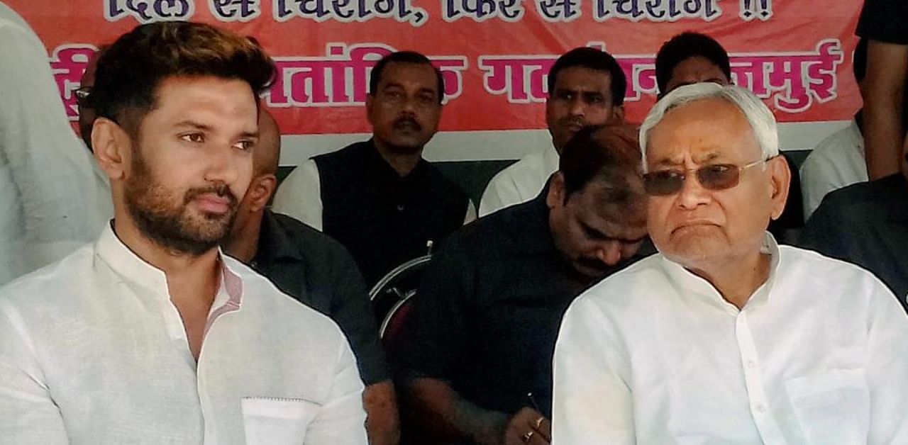 Chirag Paswan to take call on LJP's tie-up with Nitish Kumar (PTI)