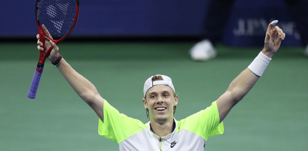 Shapovalov will next face Spain's Pablo Carreno Busta in the quarter-finals after the 20th seed was awarded his fourth round match against Novak Djokovic by default when the world number one hit a line judge with a ball. Credit: AFP Photo
